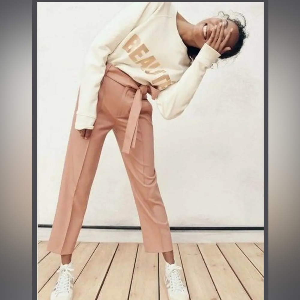 J. CREW Collection Wool Tie Waist Pants